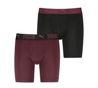 PUMA Microfiber Long Boxer Shorts Uomo (Pacco da 2)