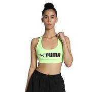 PUMA Mid Impact Fit Bra, Top Intimo Donna, Speed Green Nero, S