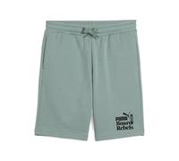 PUMA MID90S Long Shorts TR B, Pantaloncini Lavorati a Maglia Bambino, Green Moon, 176