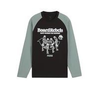 Puma MID90S Longsleeve Tee B, Magliette Bambino, Puma Black,