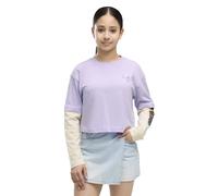 Puma Mid90s Relaxed Short Length Layered Long Sleeve T-shirt Viola 9-10 Years Ragazza