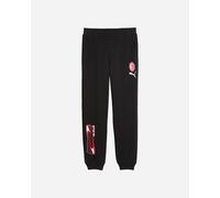 A.C. Milan - Pantaloni FtblCulture, Tuta con Logo Puma, Prodotto Ufficiale, Adulto, Nero, XL