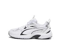 PUMA Milenio Tech, Scarpe da Ginnastica Unisex-Adulto, White Black Silver, 44 EU
