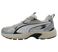PUMA Milenio Tech, Scarpe da Ginnastica Unisex-Adulto, Bianco Caldo Bianco Argento, 41 EU