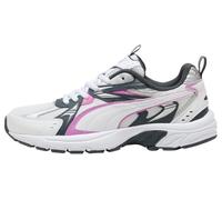 Puma MILENIO Tech - Sneaker Unisex, Colore Bianco-Malva Pop-Strong Gray, 38, Puma Bianco Malva Pop Forte Grigio, 38 EU