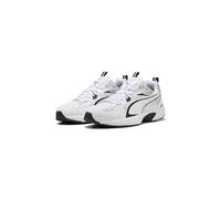 PUMA Milenio Tech, Scarpe da Ginnastica Unisex-Adulto, White Black Silver, 47 EU
