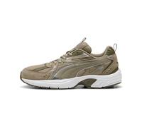 Puma MILENIO Tech Suede - Scarpe da Ginnastica Unisex, Velvet Moss-Puma Aged Silver,
