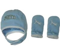 Puma Mini Cats Pile Set Brandie Bebé (Berretto+Guanti), 841713-01, Blu, Neu, M