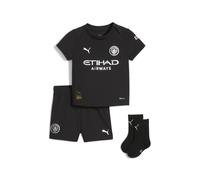 PUMA Mini kit Away Manchester City 25/26 per bimbi ai primi passi, Abbigliamento, Nero, 4-6M 4-6M