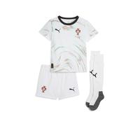PUMA Mini kit Away Portogallo 2025 per bambini, Abbigliamento, Bianco/Nero, 5-6Y 5-6Y