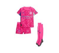 PUMA Mini kit da portiere Manchester City 25/26 per bambini, Abbigliamento, Rosa, 2-3Y 2-3Y