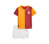 PUMA Mini kit Home Galatasaray SK 25/26 per bambini, Abbigliamento, Rosso Rhythm/Intense Arancione, 4-5Y 4-5Y