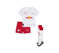 PUMA Mini kit Home RB Leipzig 25/26 per bambini, Abbigliamento, Bianco/Rosso, 4-5Y 4-5Y