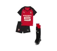 PUMA Mini kit Home Stade Rennais FC 25/26 per bambini, Abbigliamento, Rosso/Nero, 2-3Y 2-3Y