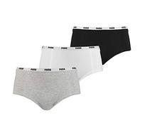 PUMA Mini Short da donna, Grigio/bianco/nero, M