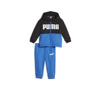 PUMA Minicats Colorblock Jogger FL Tuta da Pista, Blu da Corsa, 92 Unisex-Bambini e Ragazzi
