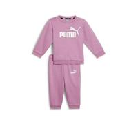 PUMA Minicats Ess Crew Jogger Fl, Tuta sportiva Unisex - Bimbi 0-24, Mauved Out, 98