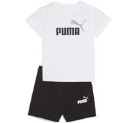 PUMA MINICATS ESS Tee and Shorts Set INF, Abiti lavorati a maglia Unisex - Bimbi 0-24, PUMA White,