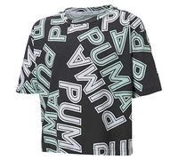 PUMA Modern Sports AOP Tee G Maglietta a Maniche Corte per Ragazze