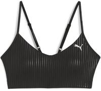 PUMA Reggiseno sportivo 'MOVE ULTRABARE' nero / argento, Taglia XL