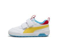PUMA Multiflex 2 Colour Sneakers Kids, Scarpe, Bianco/Pelé Giallo, 31 31