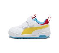 PUMA Multiflex 2 Colour Sneakers Toddlers, Scarpe, Bianco/Pelé Giallo, 22 22