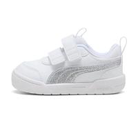 PUMA MULTIFLEX 2 Glitz FS V Inf, Sneaker Bimba 0-24, White Silver, 26 EU
