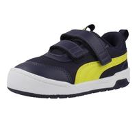 PUMA Multiflex 2 Mesh V Inf Sneaker, Navy-Lux Lime, 8.5 UK Bambino, Puma Blu Navy Lux Lime, 26 EU
