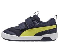 PUMA MULTIFLEX 2 Mesh V PS Sneaker, Navy-Lux Lime, 10 UK Bambino, Puma Blu Navy Lux Lime, 28 EU