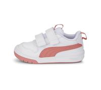 PUMA Multiflex Glitz FS V PS Scarpe Unisex Bambini, Puma Bianco Garofano Rosa, 29 EU