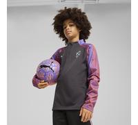 PUMA Neymar Jr Creativity Quarter-Zip Football Top Youth, Abbigliamento, Dark Coal/Soft Violet, 5-6Y 5-6Y