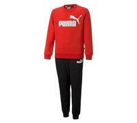 PUMA No.1 Logo Sweat Suit FL B Tuta, for all Time Red, 140 Unisex-Bimbi