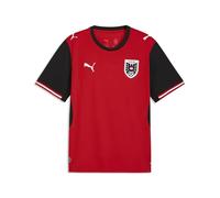 PUMA Maglia Home Austria 2026 da uomo, Accessori, Rosso, XL XL