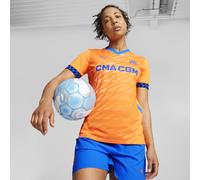 PUMA Olympique de Marseille 24/25 Third Jersey Women, Abbigliamento, Arancione Pes/Cayenne Pepper/Racing Blu, S S