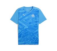 PUMA Olympique de Marseille Pre-match Jersey Men, Sport, Azure/Frosted Dew, L L