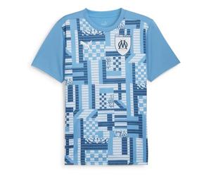 PUMA Om Maglia Prematch Blu Uomo 2024/2025, blu, XS
