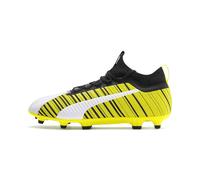 Puma One 5.3 Fg/AG, Scarpe da Calcio Uomo, Bianco White Black-Yellow Alert 03, 46 EU
