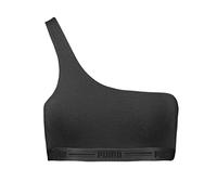 PUMA One Shoulder Heart Top Reggiseno Sportivo, Black, S da Donna