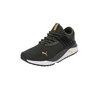 PUMA Pacer Future Sneaker Unisex, Myrtle PUMA Nero Arancione GLO, 42.5 EU