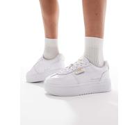 PUMA - Palermo Elevata - Sneakers bianche in pelle-Bianco 40.5