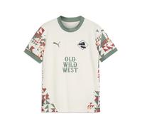 PUMA Palermo F.C. Maglia Third 24/25 per ragazzi, Abbigliamento, Warm Bianco/Eucalyptus, 13-14Y 13-14Y