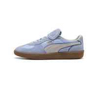 PUMA Palermo Premium Sneakers Unisex, Scarpe, Haute Tropic/Feather Grigio/Cobalt Glaze, 40 40