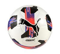PUMA, Pallone da Calcio Orbita 6 MS, Unisex, Bianco e Rosso, Taglia 5