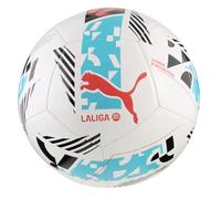 PUMA Pallone da calcio unisex Orbita LaLiga 1 cucito a macchina, bianco-multicolore AH25, 3