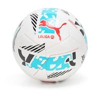 PUMA Pallone da calcio unisex Orbita LaLiga 1 cucito a macchina, bianco-multicolore AH25, 4