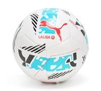 PUMA Pallone da calcio unisex Orbita LaLiga 1 cucito a macchina, bianco-multicolore AH25, 5
