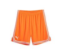 PUMA Pantaloncini da basket arancione da uomo Hoops Team Game Short
