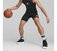 PUMA Pantaloncini da basket Hoops Team per ragazzi, Accessori, Nero, XS XS