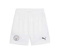 PUMA Pantaloncini da Calcio Manchester City per Bambini 2024/25 - Bianco - Taglia: 176