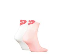 PUMA Pantaloncini da donna con logo a forma di cuore, 2P, grigio/blu